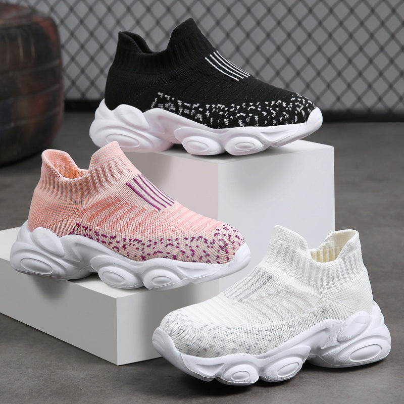 Lightweight And Breathable Socks And Shoes For Girls