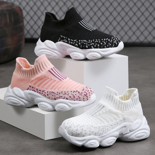 Lightweight And Breathable Socks And Shoes For Girls
