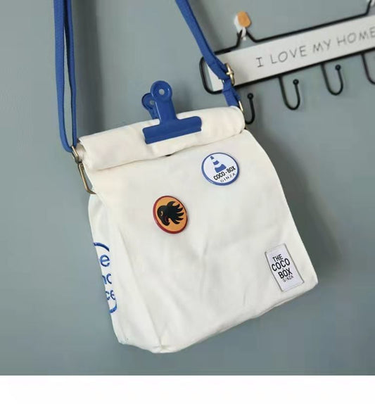 Art Tote Holds Student Shoulder Bag For Class