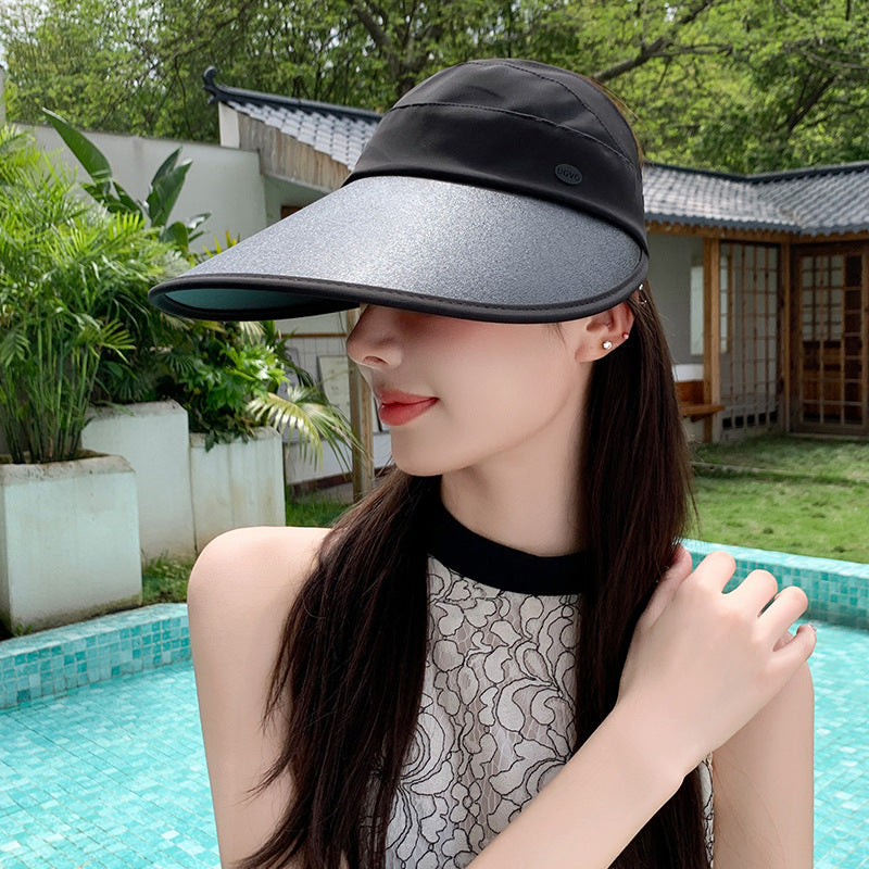 Solid Color Minimalist All-match Sun Hat