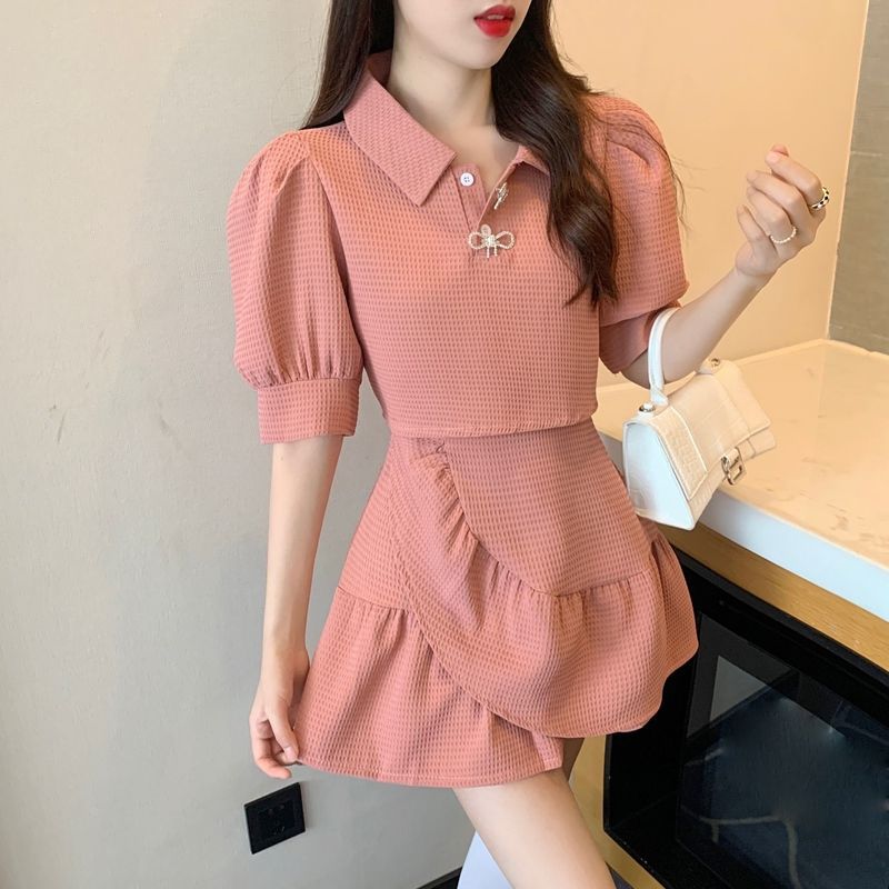 Summer Light Mature-style Sweet Womens Outfit With A Hong Kong Vibe