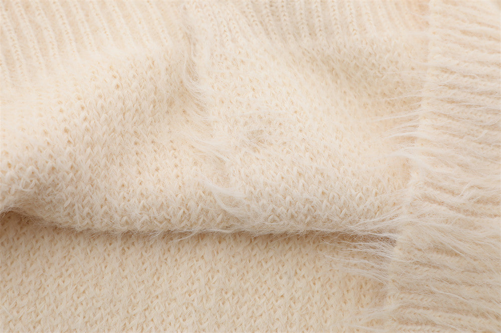 Long Ear Hooded Sweater Coat For Men