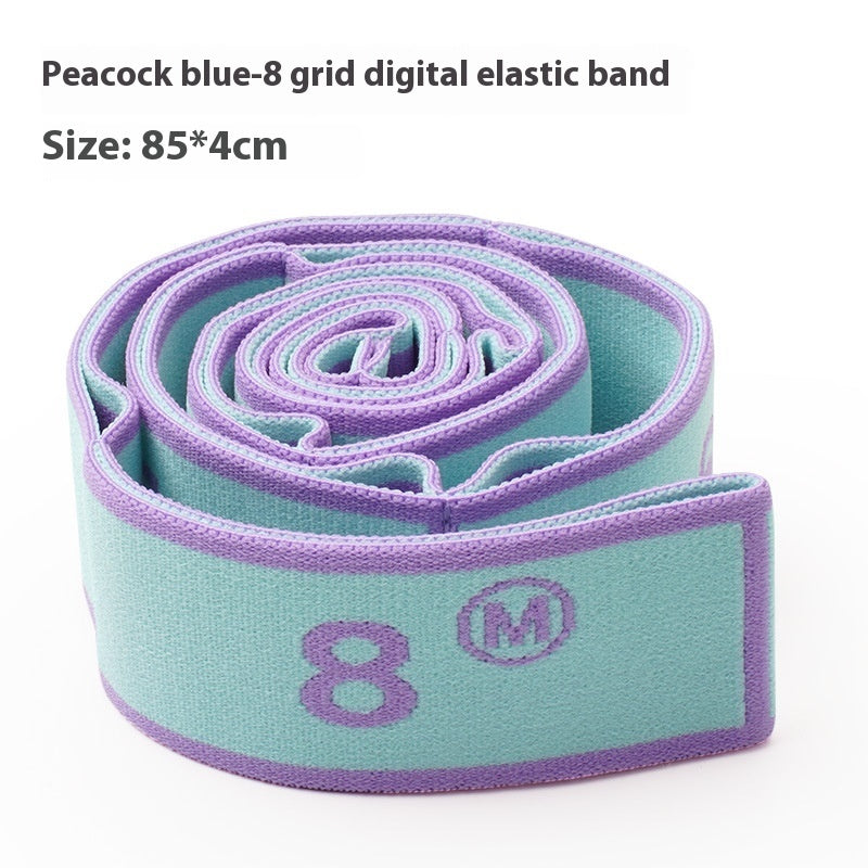 Children's Adult Digital Eight-grid Latin Dance Yoga Stretch Belt