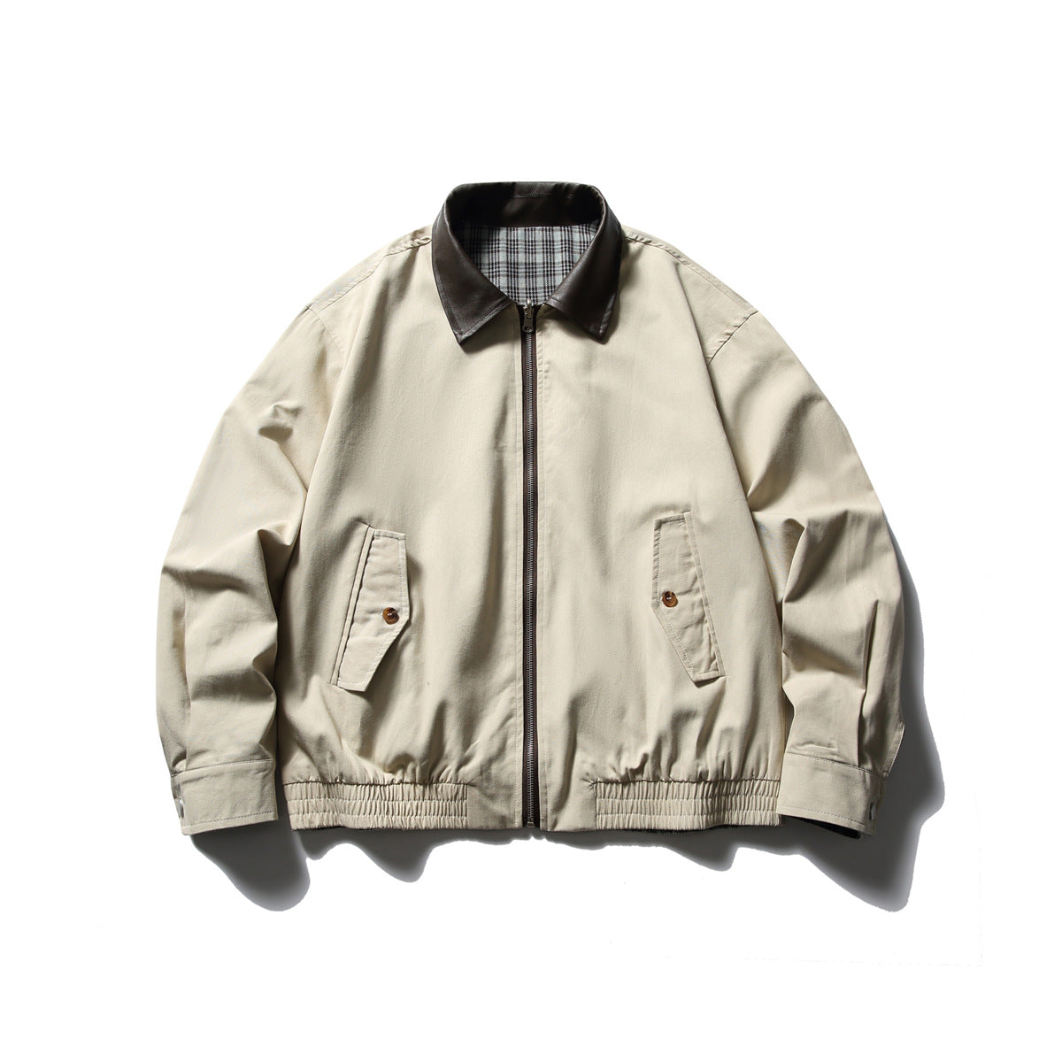 Fashion Men's Business Shirt Harrington Jacket