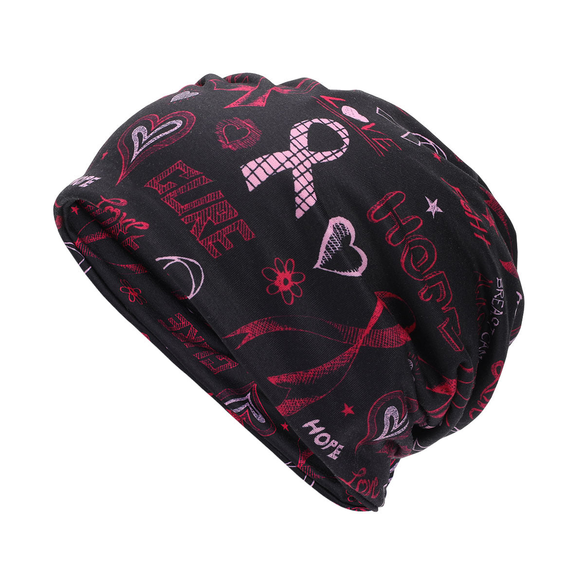 Breast Cancer Awareness Day Patterned Headscarfhat