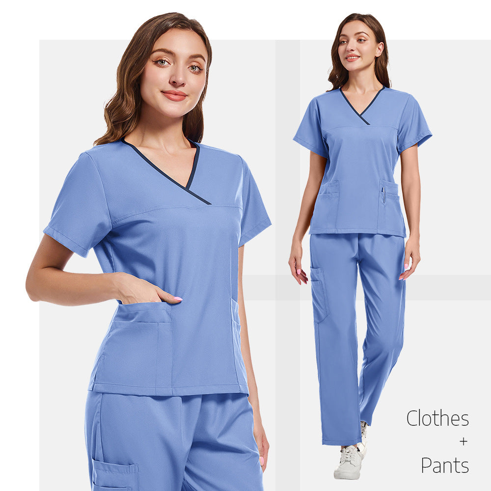 Uniform Sets Stretchy, Quick-drying Surgical Scrubs For Medical Staff In Operating Rooms