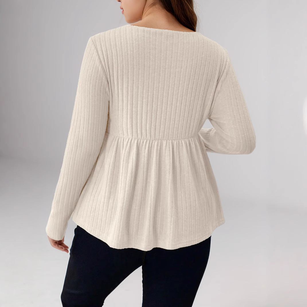 Fashionable And Elegant Slim-fit Women's T-shirt