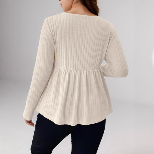 Fashionable And Elegant Slim-fit Women's T-shirt