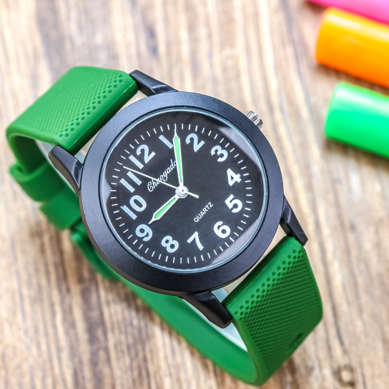 Soft-decorated Waterproof Watch For Children