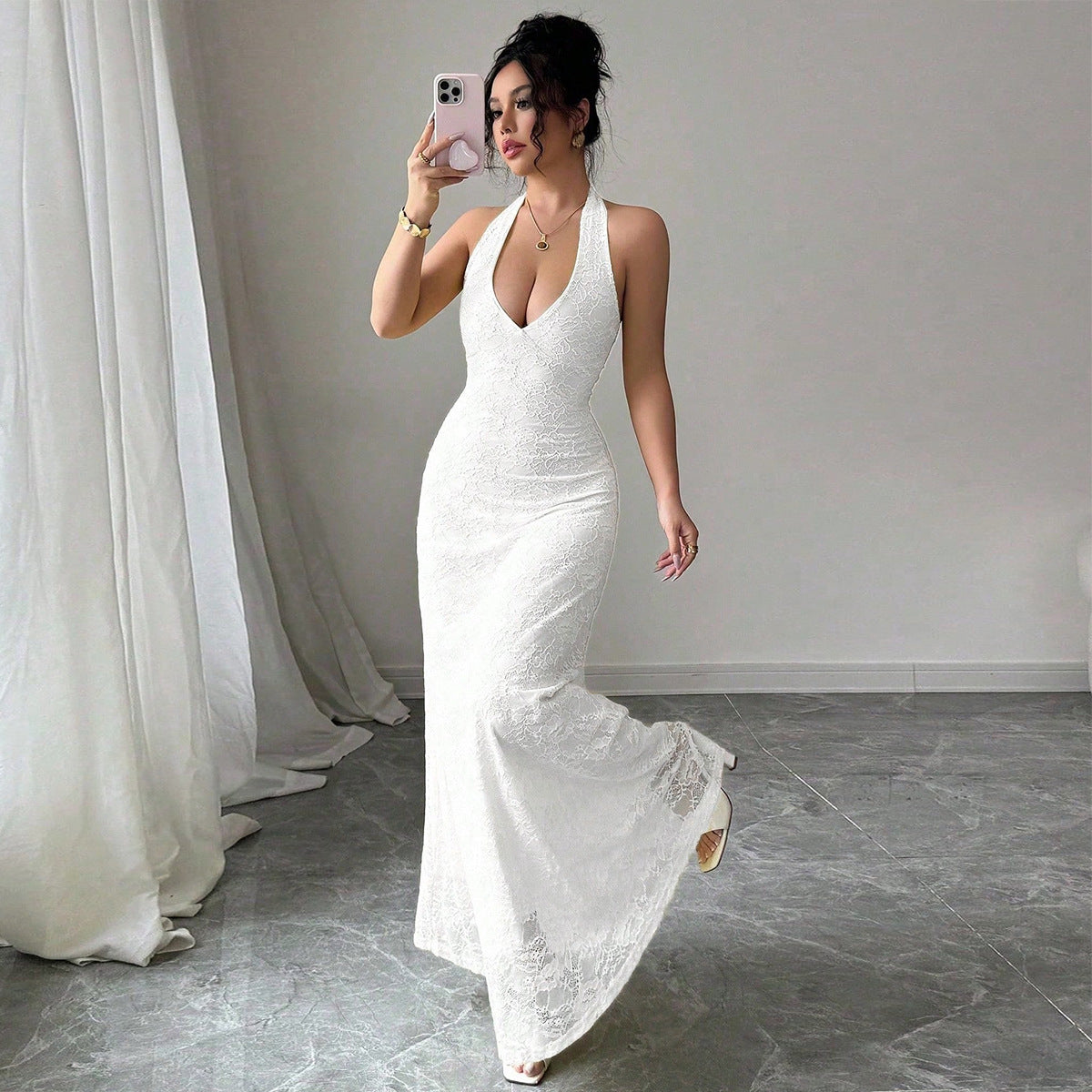 Fashionable Minimalist And Slim Fit Womens Dress
