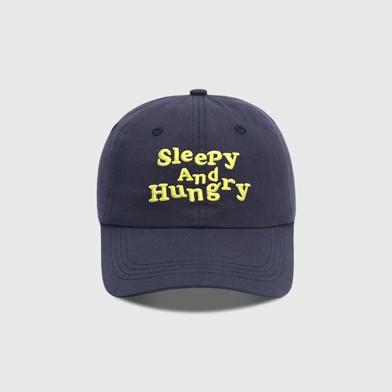 Color Special Letter Embroidered Minimalist All-match Baseball Hat