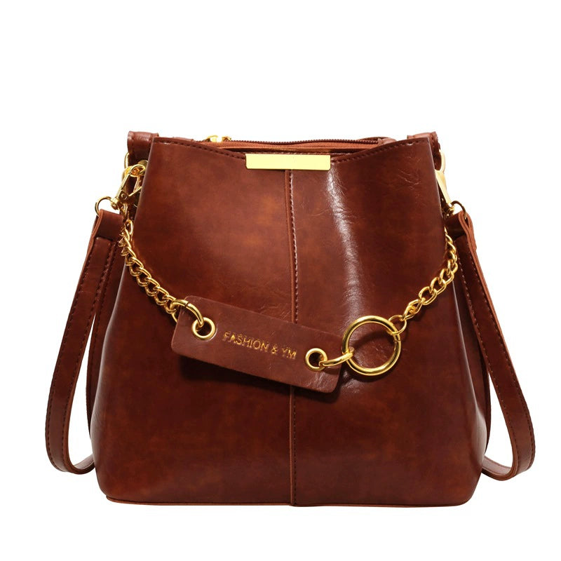 Large Capacity Shoulder Bag Wide Shoulder Strap Crossbody
