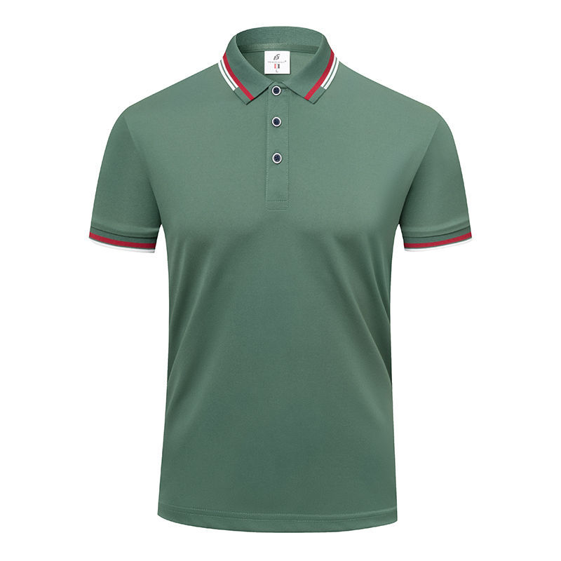 Ice Cotton High-end Enterprise Clothes Lapel Short Sleeve 190g