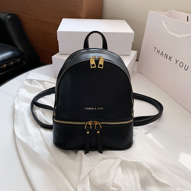 Casual Pu Simple One Shoulder Small Backpack