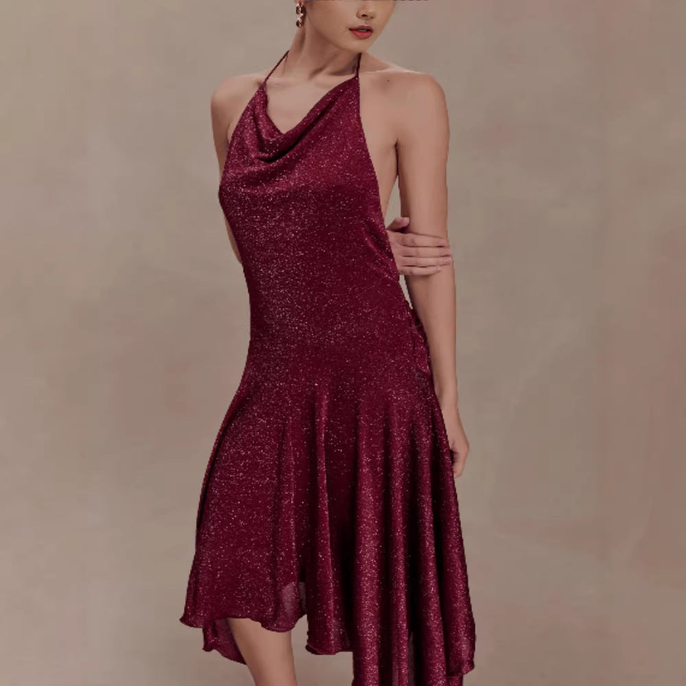 Alluring Feminine Off-shoulder Irregular Party Dress
