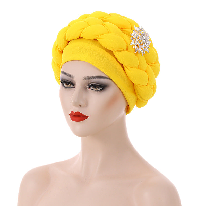 Woven Woven Hat Plus Accessories Toque