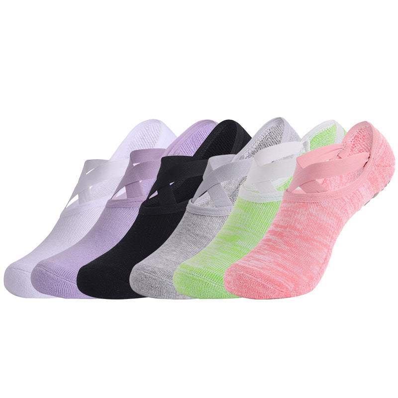 Indoor Fitness Silent Pilates Women's Professional Anti-slip Dance Socks