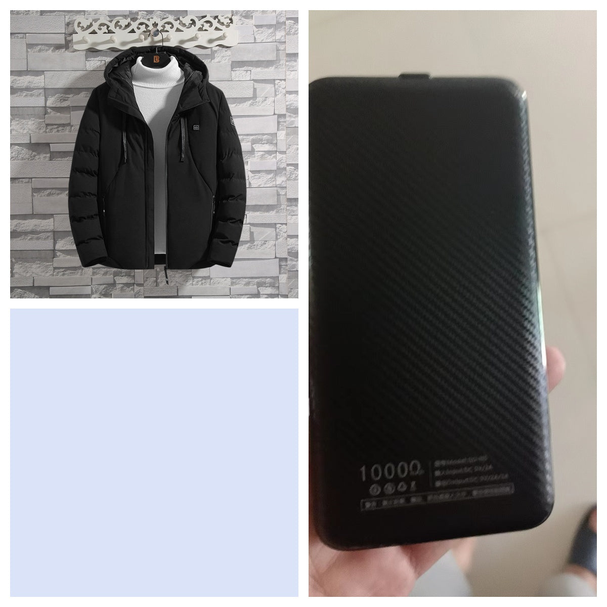 zone11-  Heating Jacket Winter USB Carbon Fiber Heating