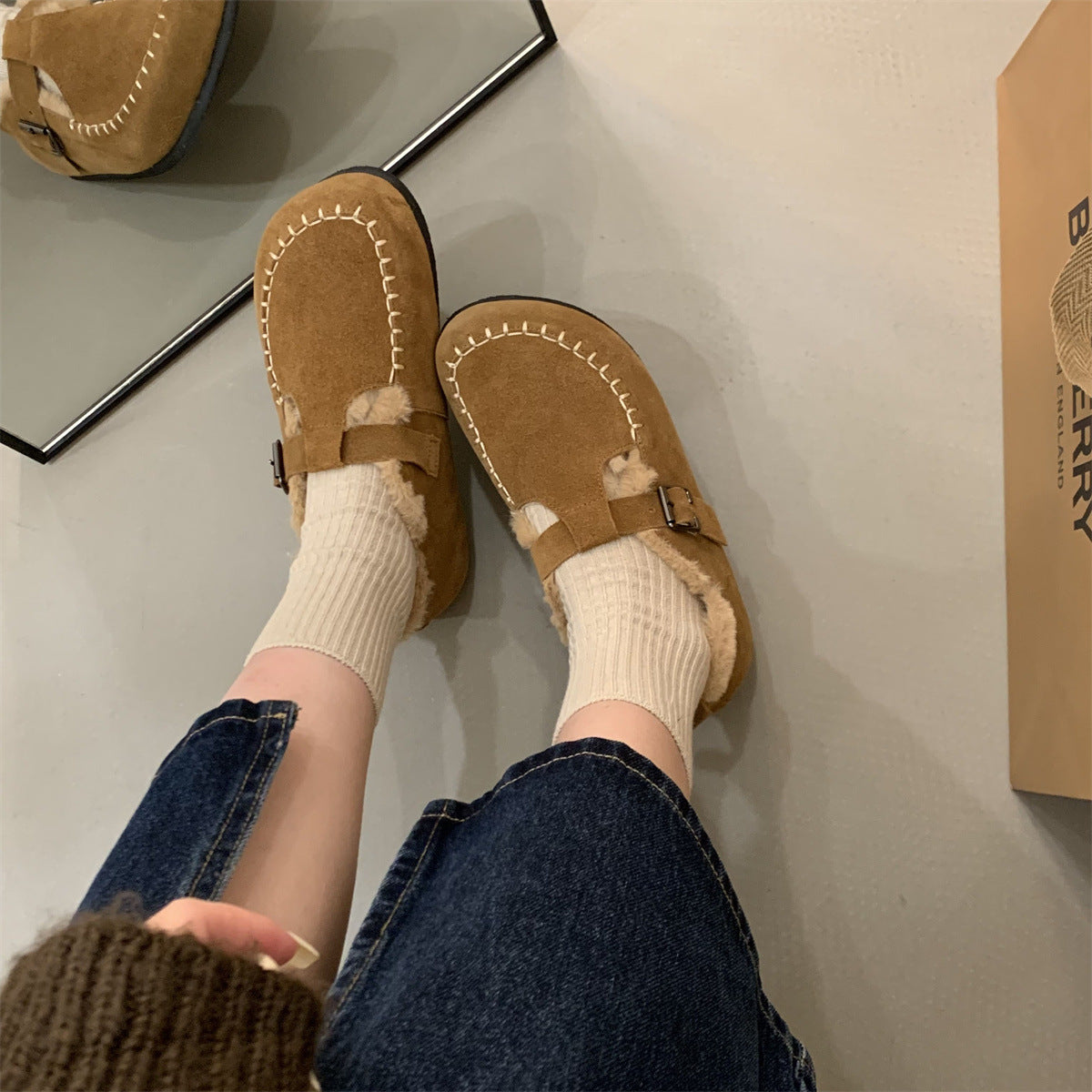 Women's Plush Snow Cotton Shoes