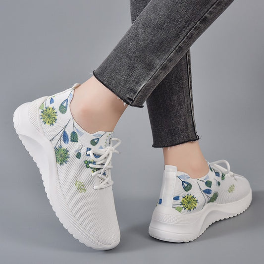 Nye Fly Woven Mesh Fashion Muffin Bottom Kile Fritidssko til Kvinder