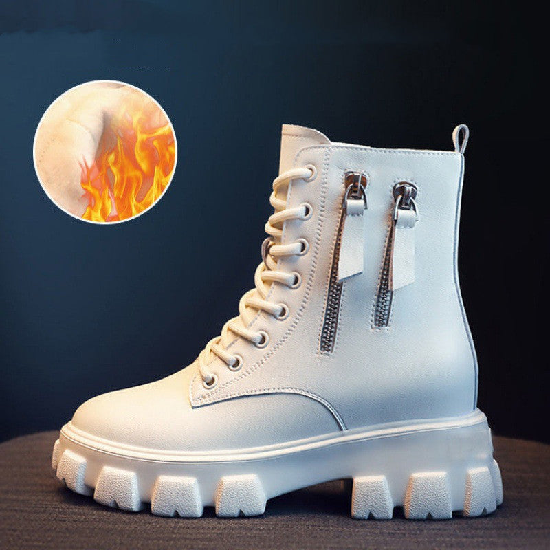 New All-match Plus Velvet Snow Cotton Boots
