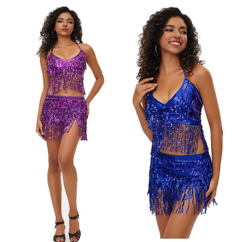 Belly Dance Costume Jazz Dance Sexy Stage Suit