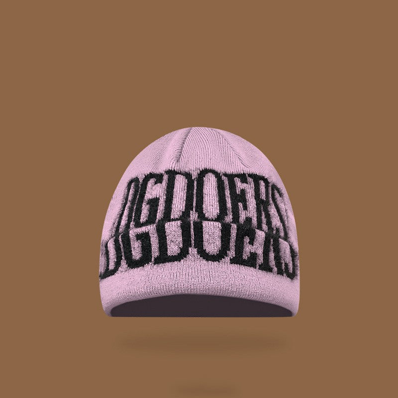 Men's Warm Knitted Hat For Cycling In Autumn And Winter