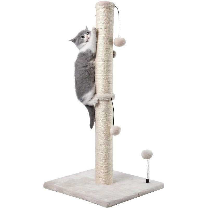Vertical Sisal Cat Scratch Post Cat Tree For Cats To Climb