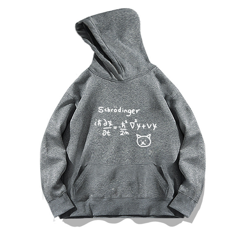 Schrodinger's Cat Hooded Pullover In Summer