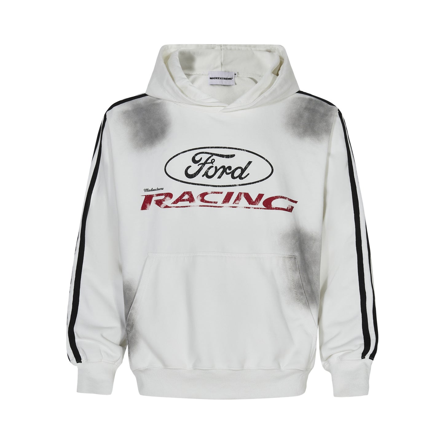 Street Letters Printed Stripe Wash Sweater