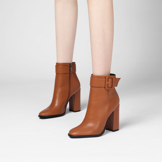 Thick Heel Short  Women Fashion Women's Boots