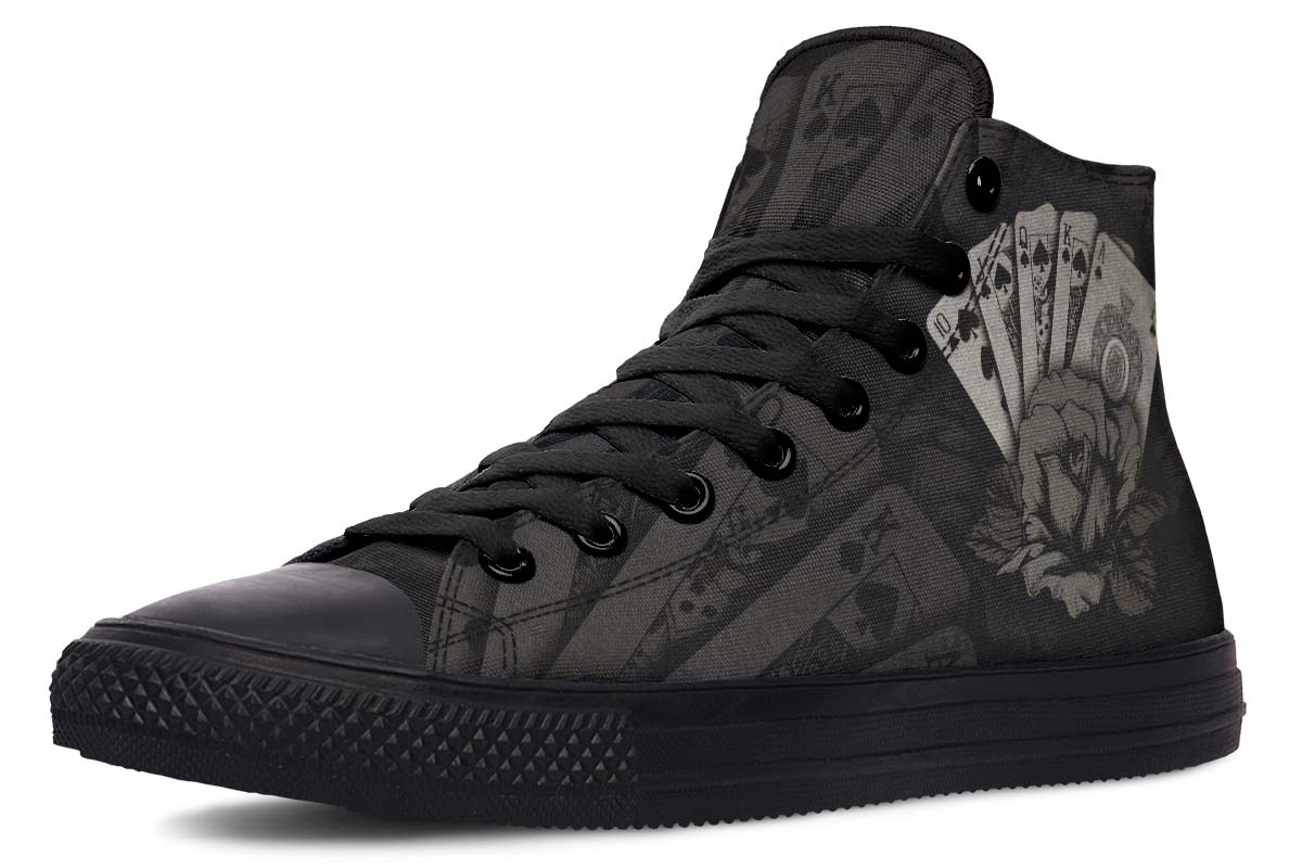 Printed Couple High-top Canvas Shoes