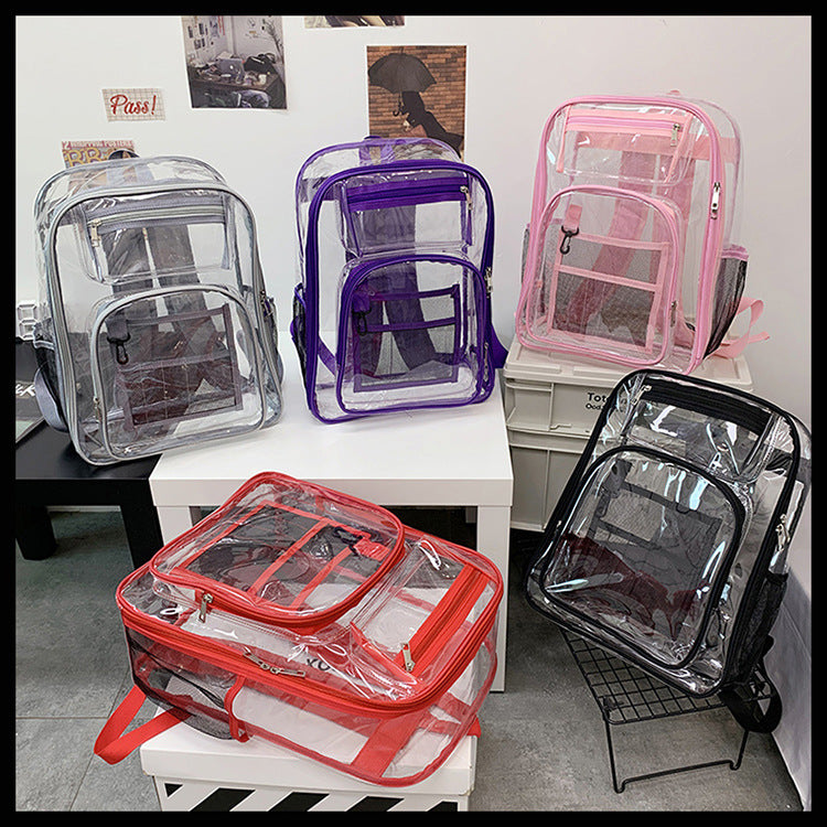 PVC Backpack Transparent Waterproof Backpack