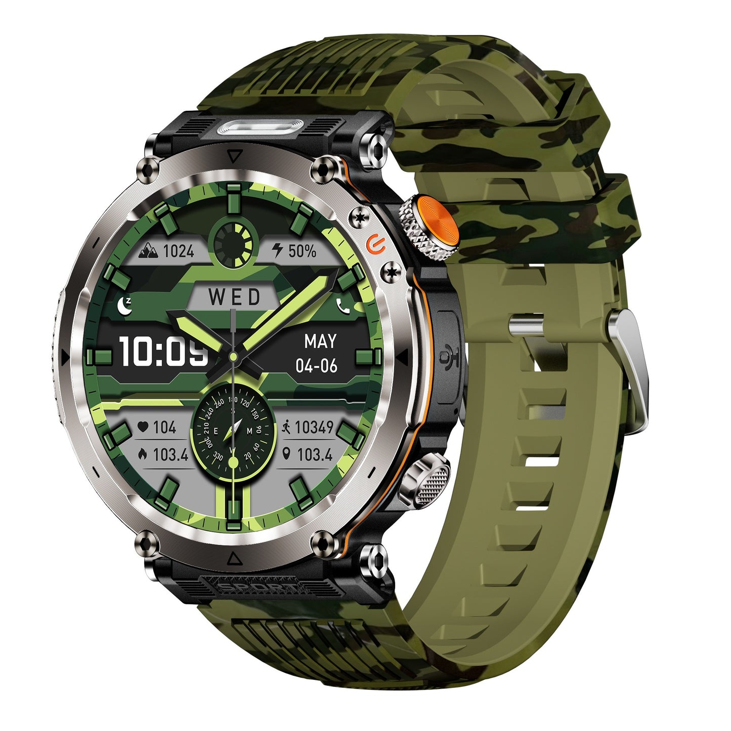 Cross-border Bestseller HT30 Outdoor Sports Waterproof Bluetooth Call Message Alerts LED Light Illumination Smartwatch