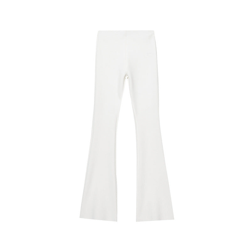 Women's High Waist Stretch Simple And Comfortable Flared Pants