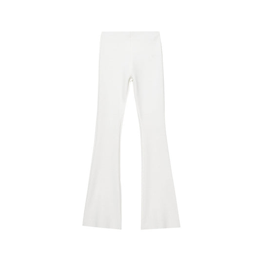 Women's High Waist Stretch Simple And Comfortable Flared Pants