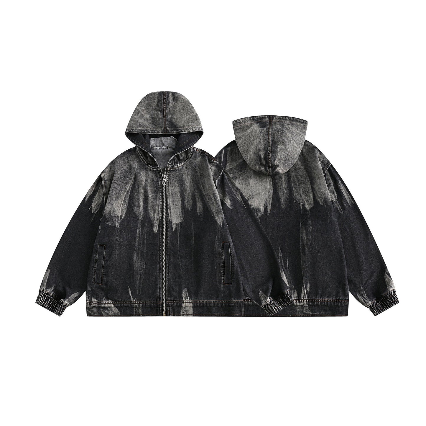 Hooded Washed Do The Old Cowboy Coat For Women Men Spring And Autumn
