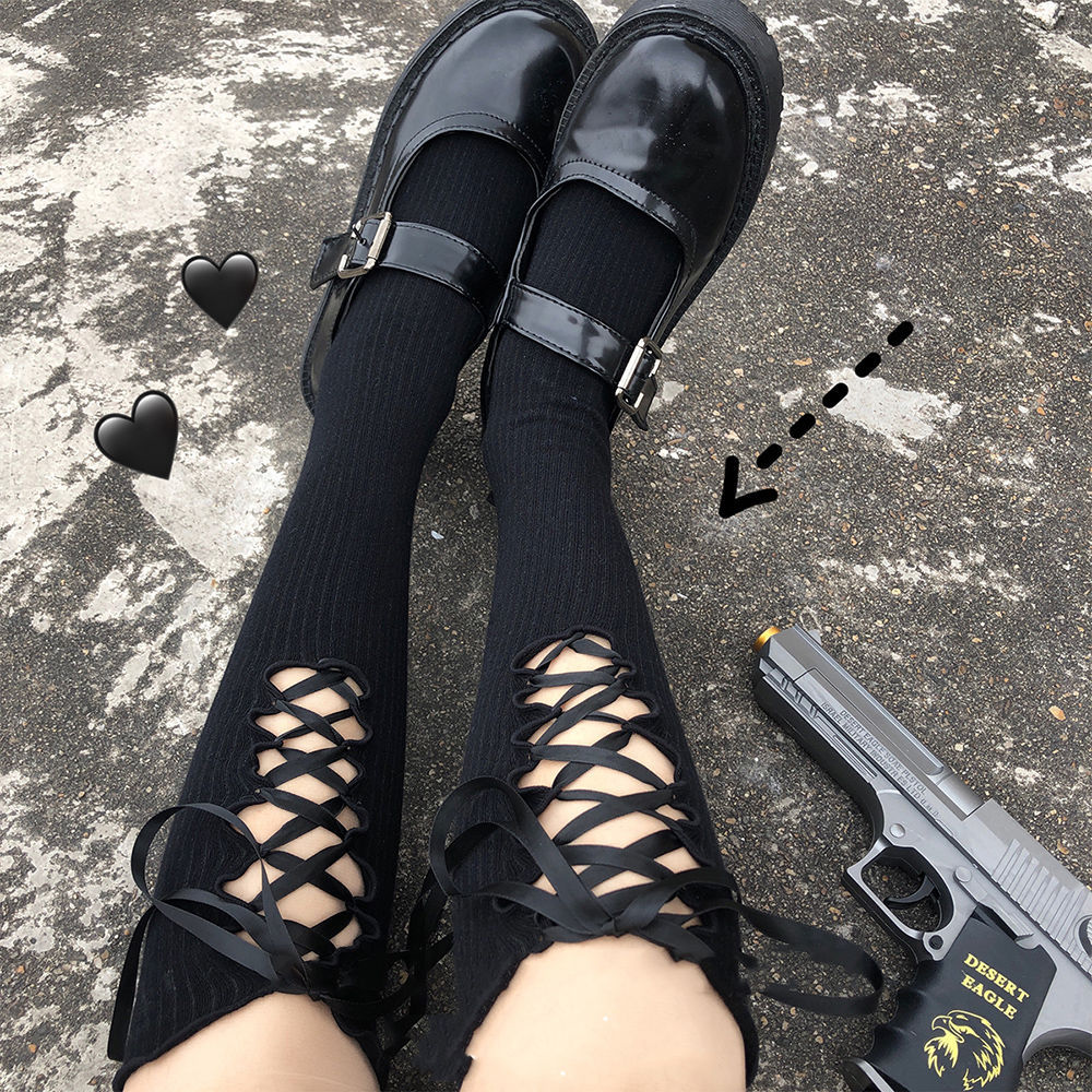 Fashion Personality Lolita Medium Tube Cotton Socks