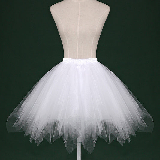 Half-length Pettiskirt Perform Dance Party Tulle Skirt Crinoline