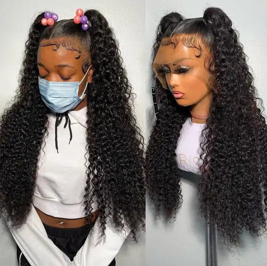 12a Water Wave Human Hair 13x4 Lace Front Wig