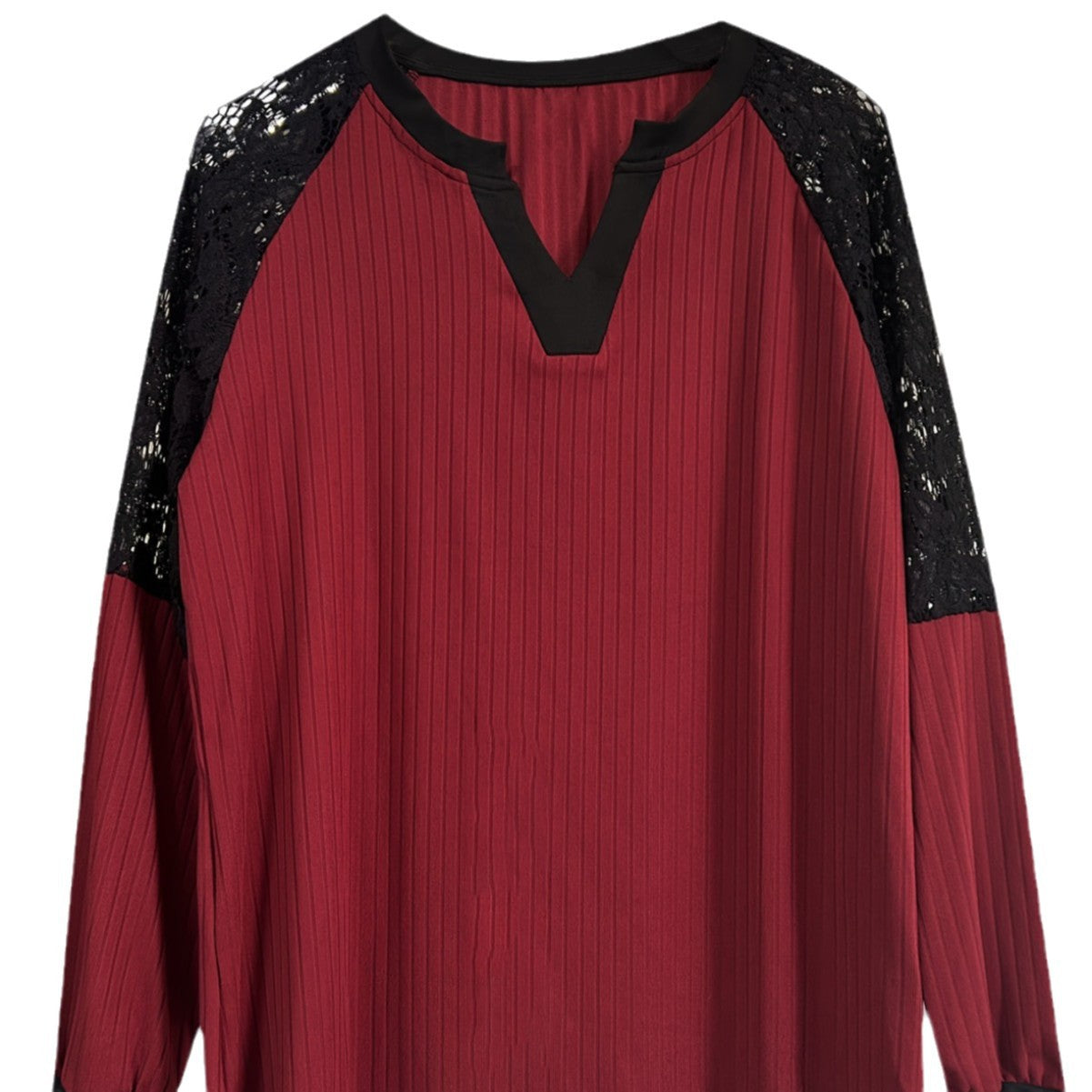Retro Raglan Sweatshirt til kvinder i løs og alsidig stil