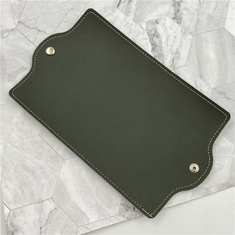 Japanese Style PU Leather Mask Clip, Environmental Protection Leather