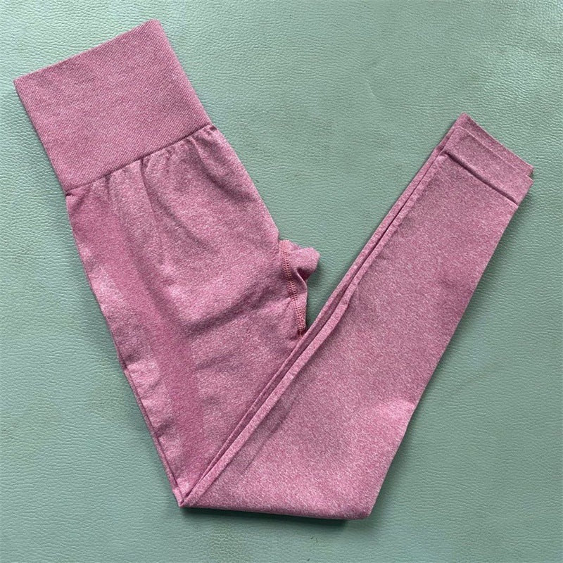Explosive European And American Peach Hip Fitness Pants High Waist Stretch Tight Yoga Pants