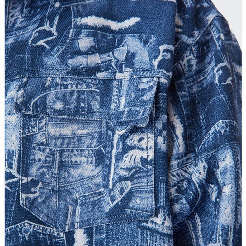Fashion Personality Loose Tooling Coat Male