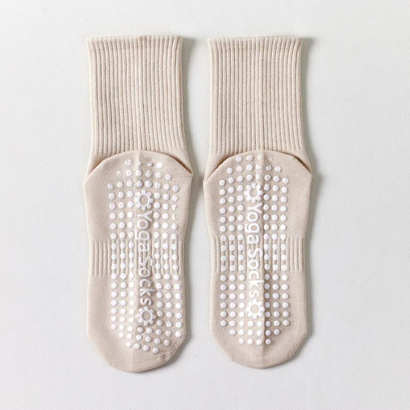 Yoga Silicone Women's Glue Dispensing Non-slip Socks