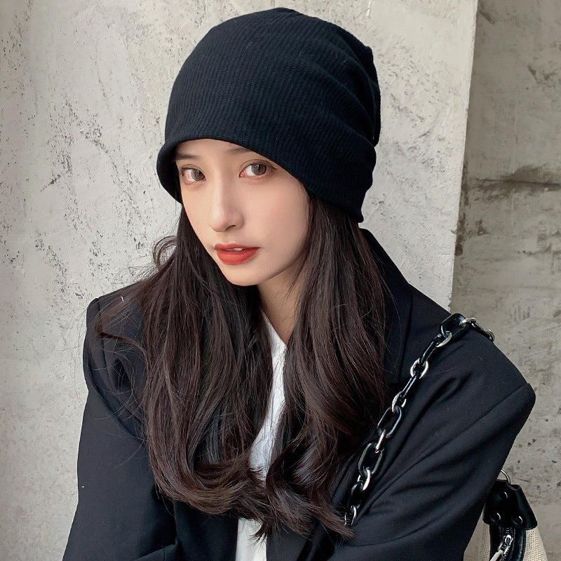 Women's Black All Match Knitted Hat