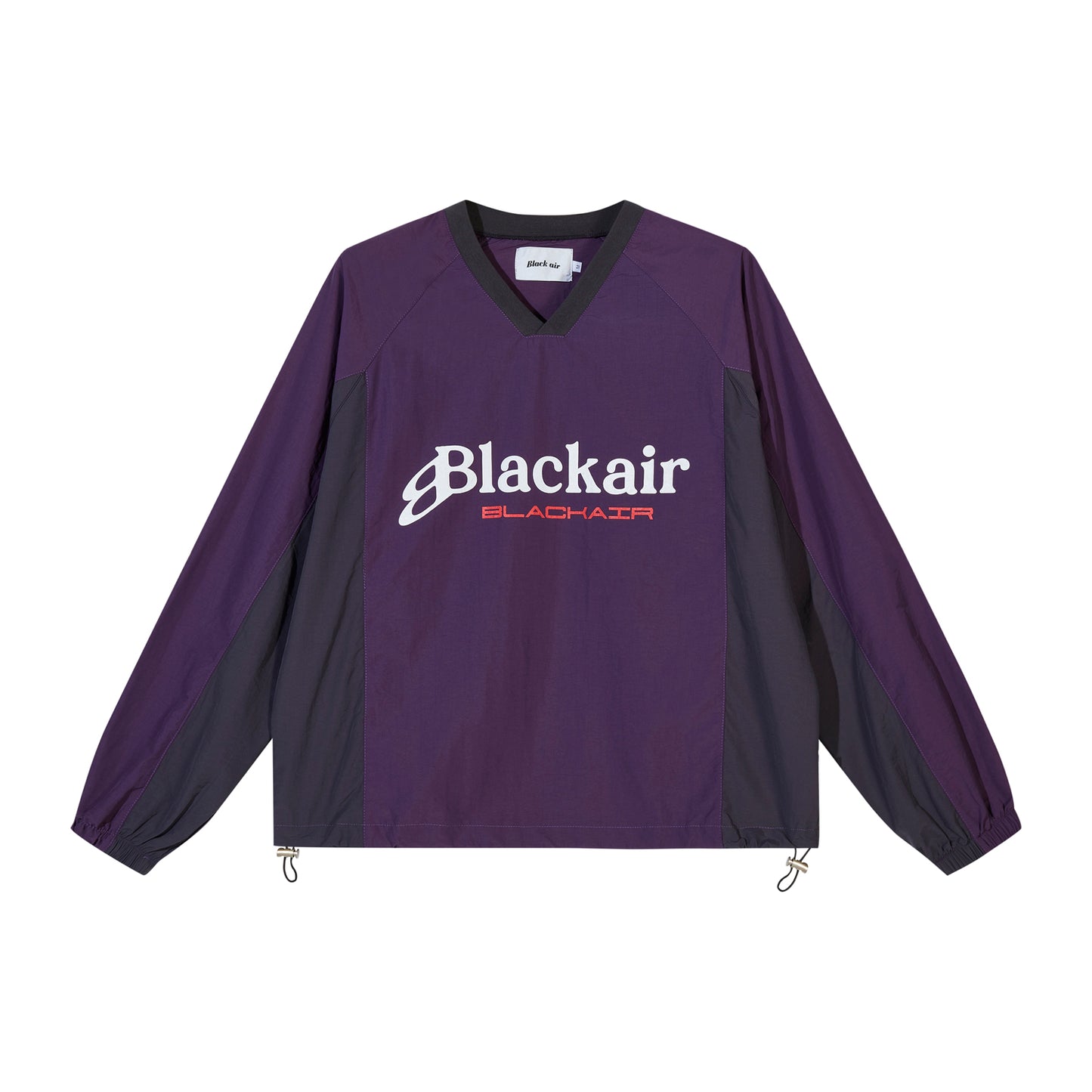 Letter V-collar Contrast Color Couple Long Sleeve Pullover Hoodie
