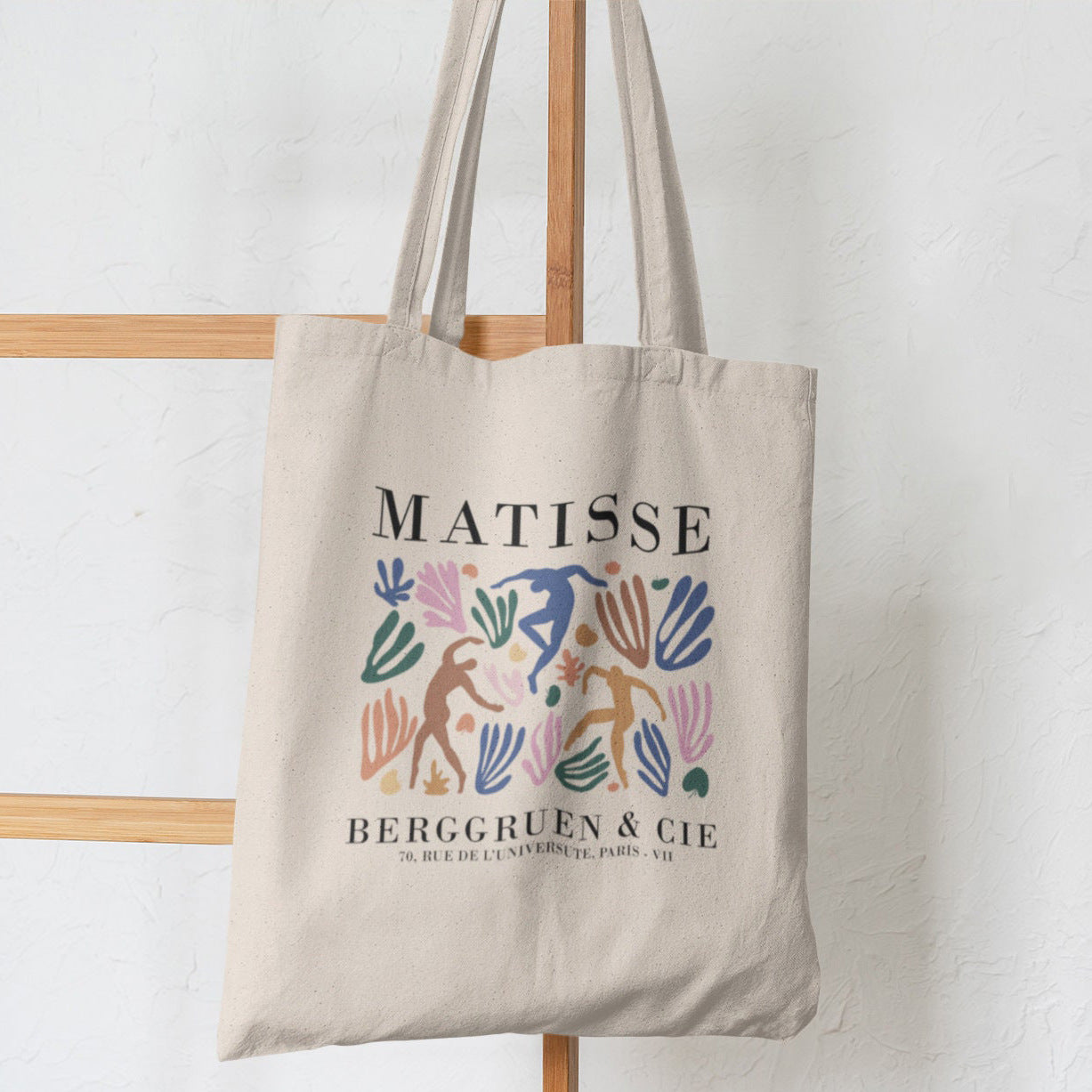 Butterfly Mushroom Printed Canvas Bag Shoulder Bag