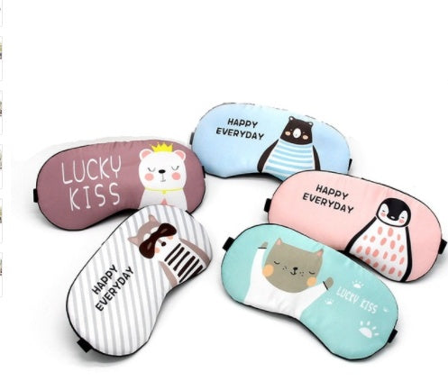 Sleeping Mask Eyepatch Eye Cover Cotton Creative Lovely Cartoon For