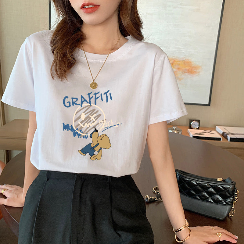 Women's Cotton Short-sleeved T-shirt